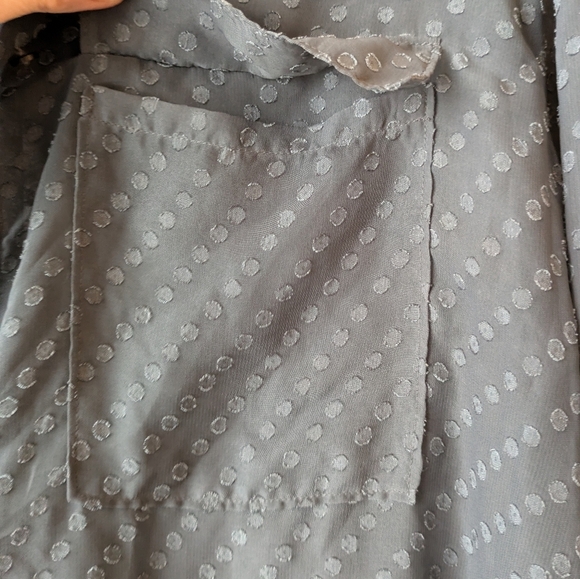 Madewell Blouse L Gray - Picture 5 of 14